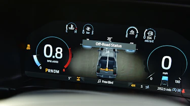 Ford Ranger Platinum - dashboard screen