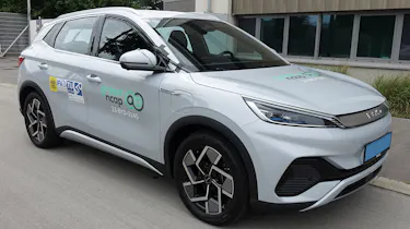 Green NCAP liveried BYD Atto 3