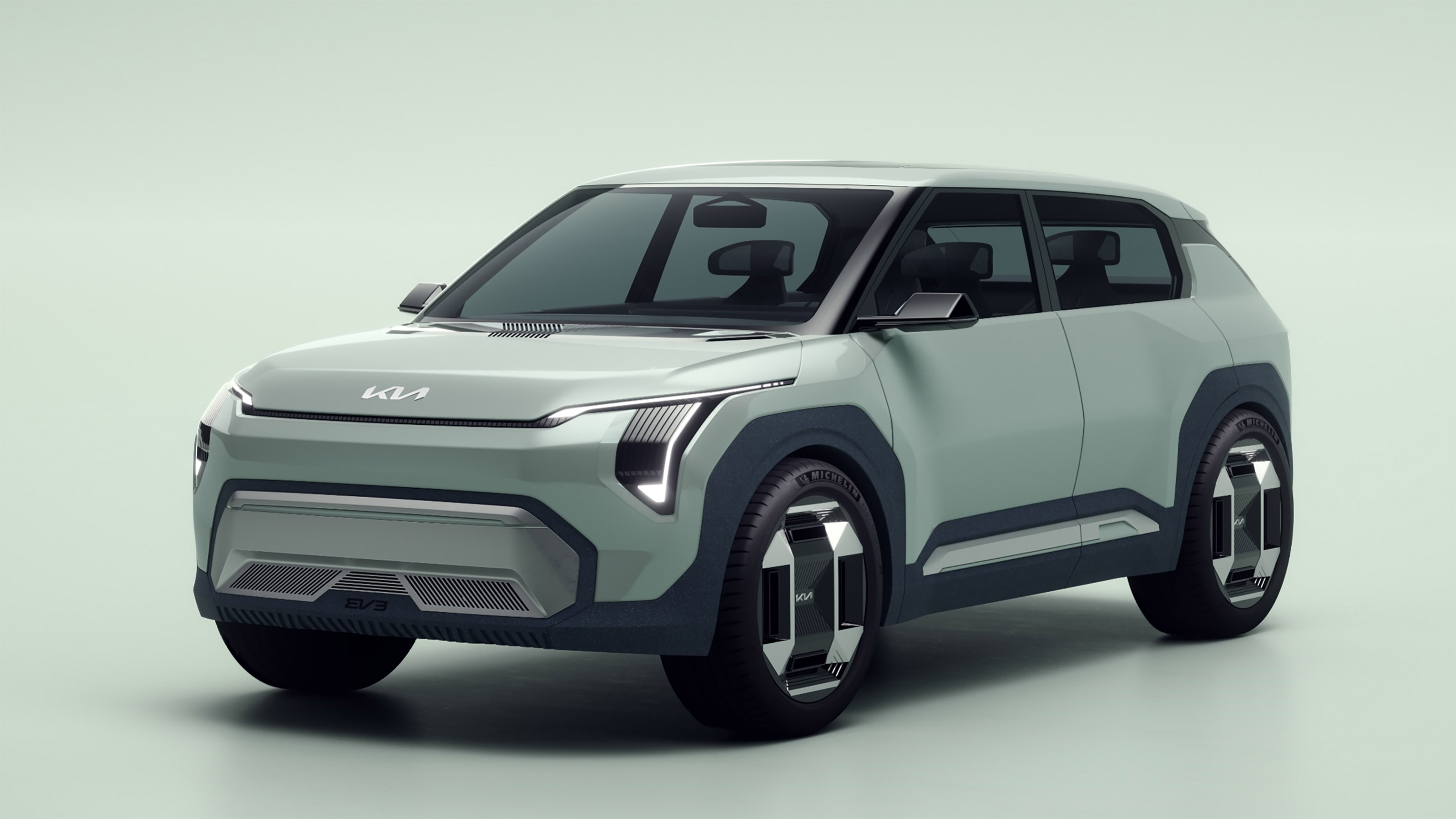 Kia Concept EV3 - front studio