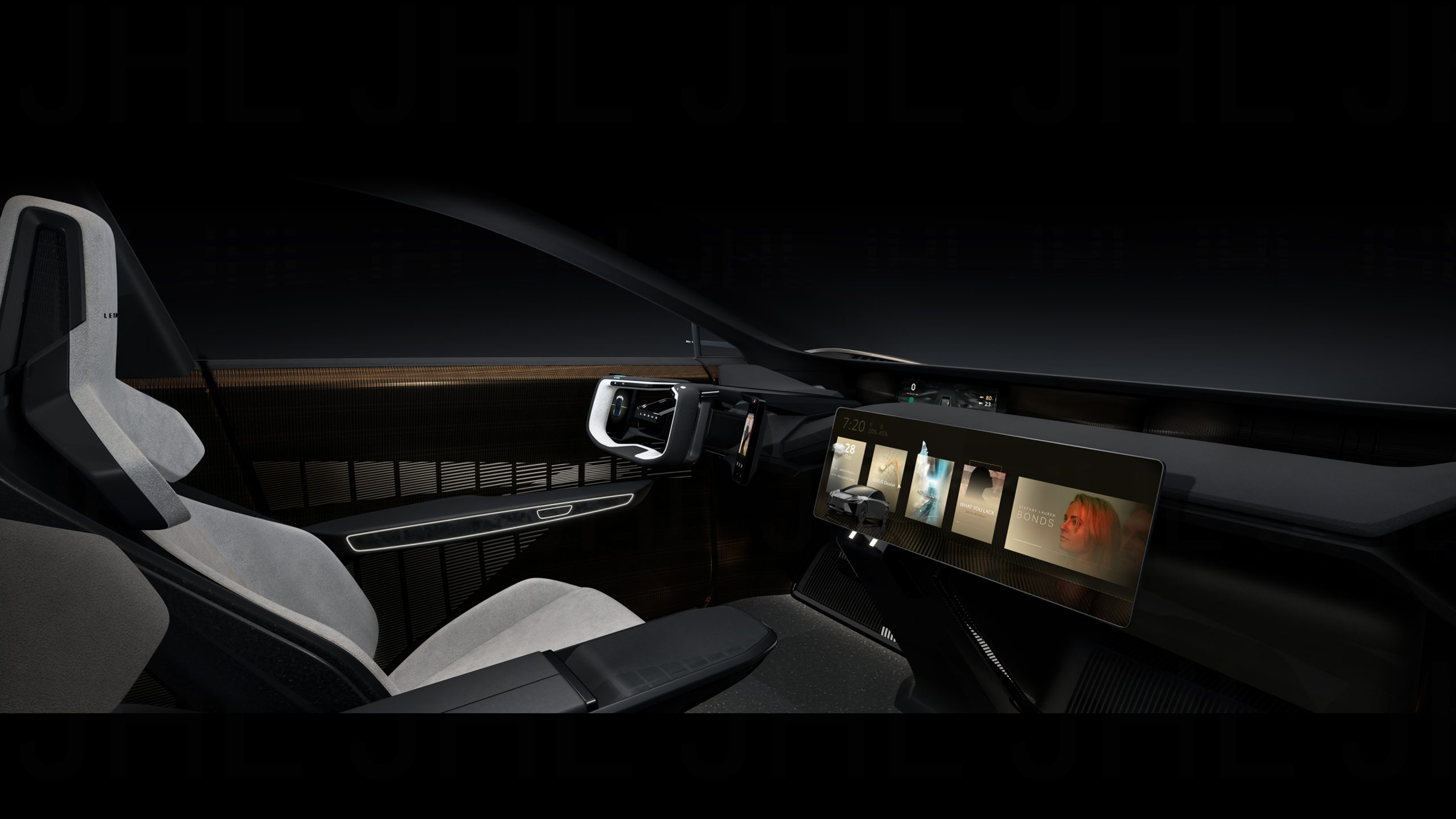 Lexus LF-ZC concept - dashboard 