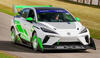 MG EX4 concept car - front action