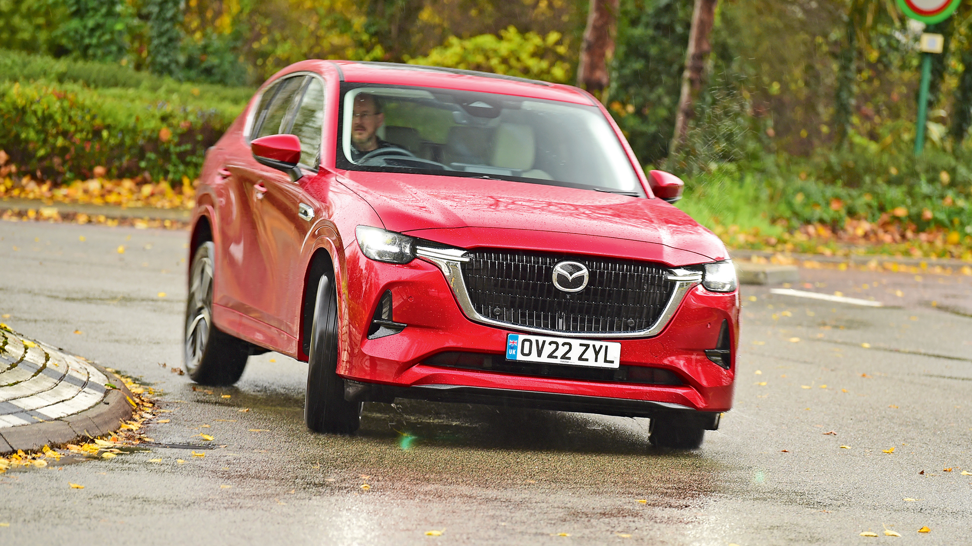 Mazda CX-60 - front cornering