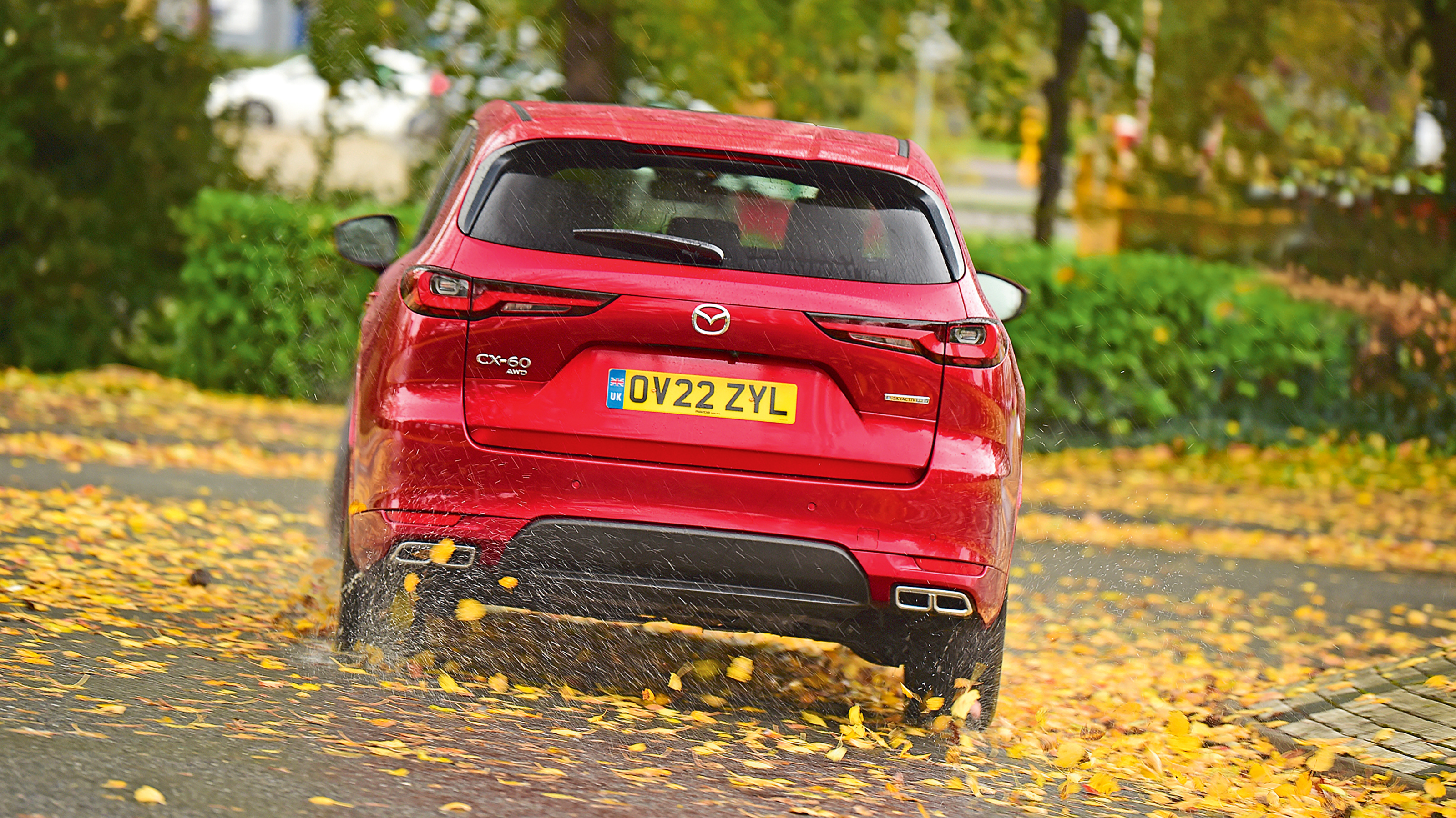 Mazda CX-60 - rear cornering