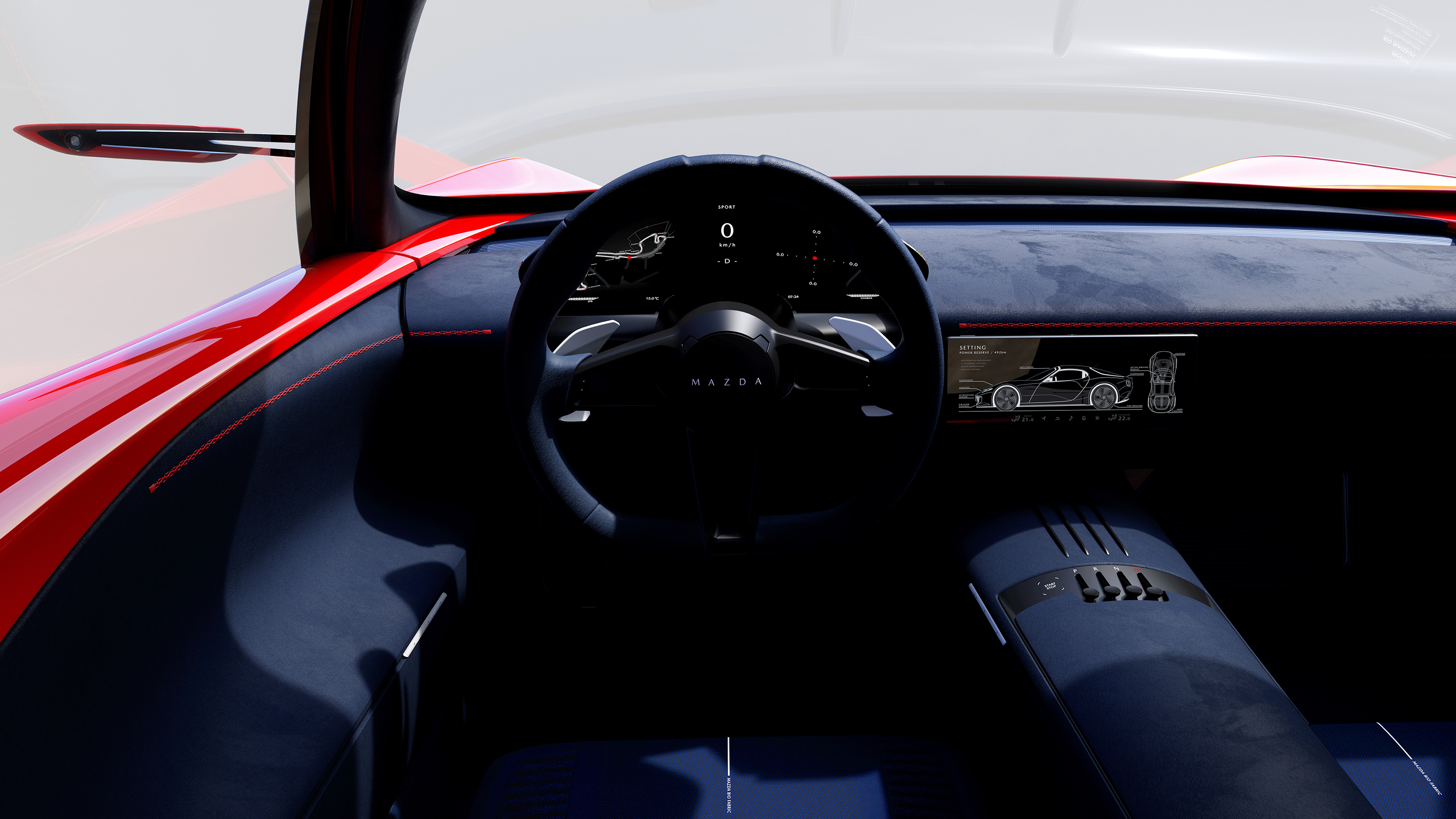 Mazda ICONIC SP concept – dashboard