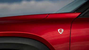 Mazda MX-30 R-EV - front wing badge