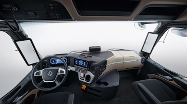 Mercedes eActros 600 - dashboard