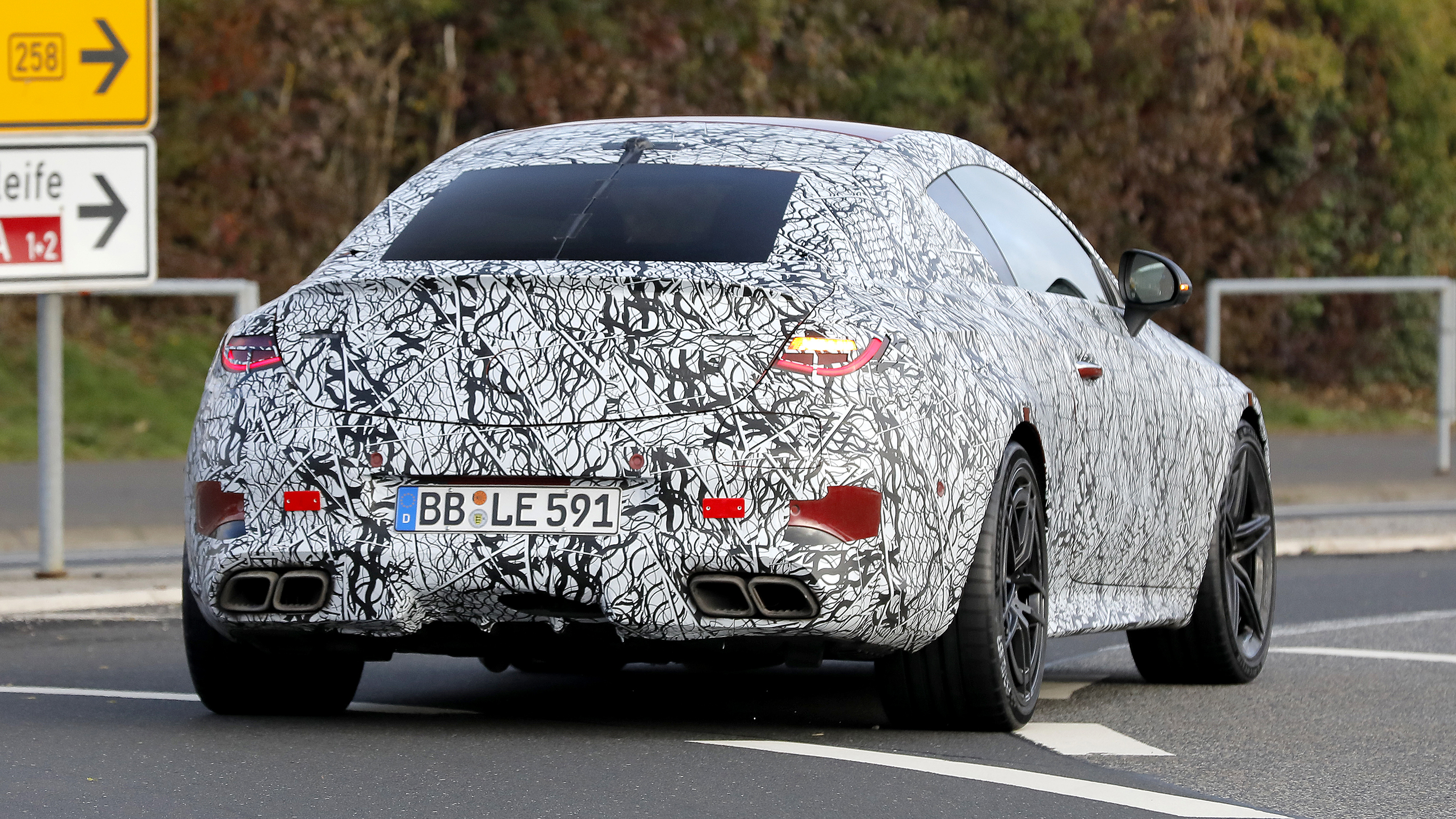 Mercedes-AMG CLE 63 (camouflaged) - rear
