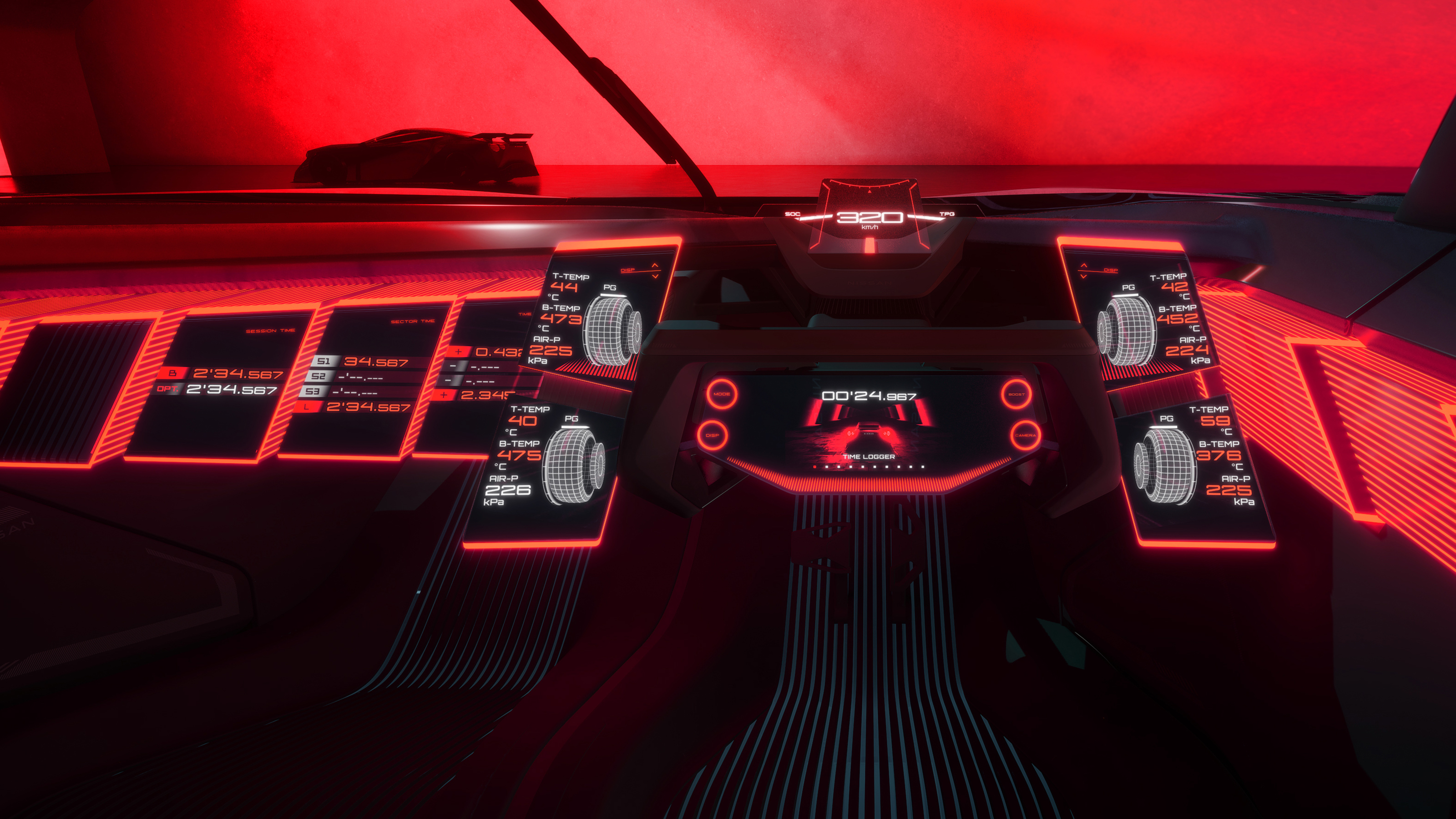 Nissan Hyper Force Concept - steering wheel