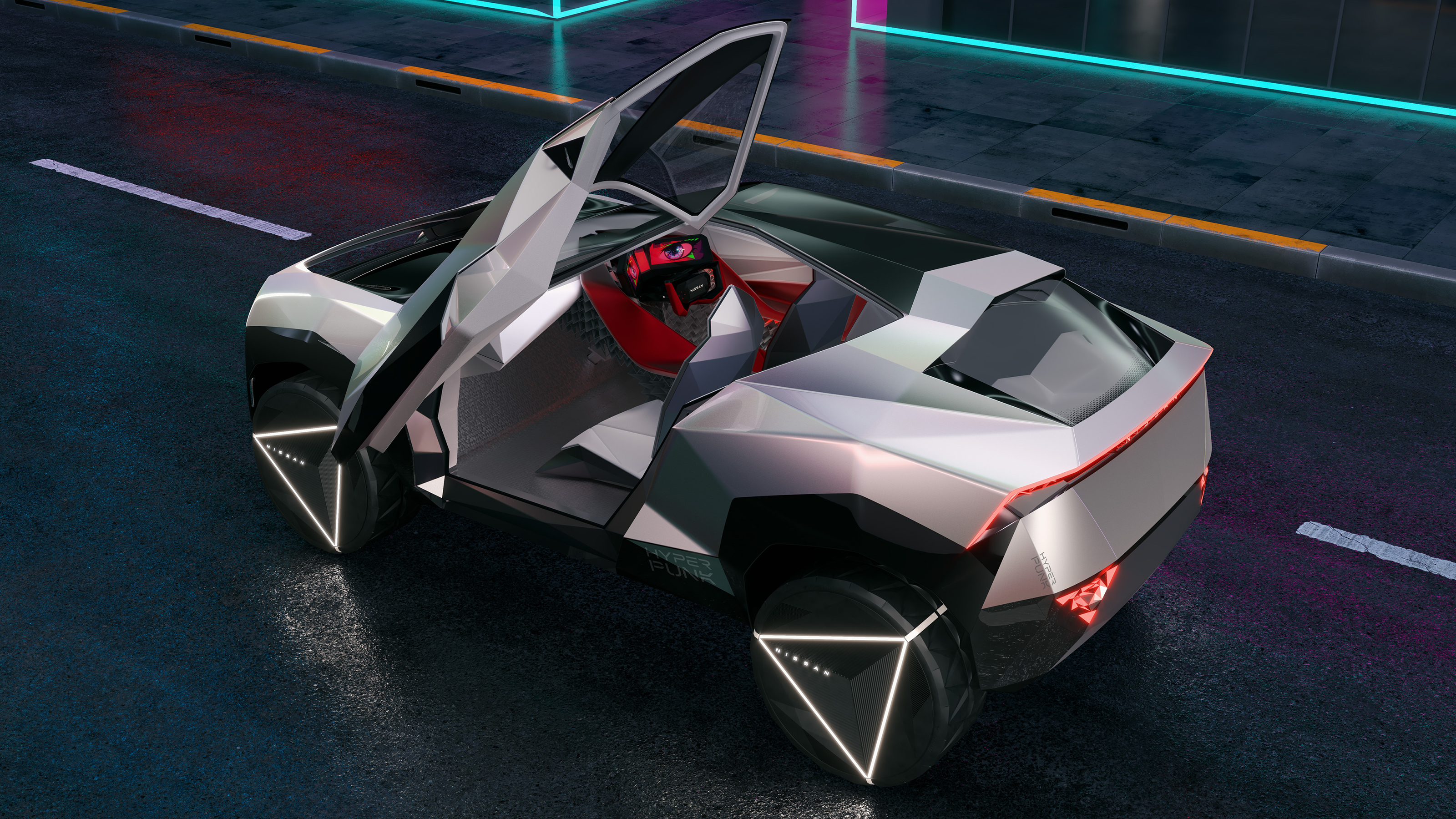 Nissan Hyper Punk – rear with doors open