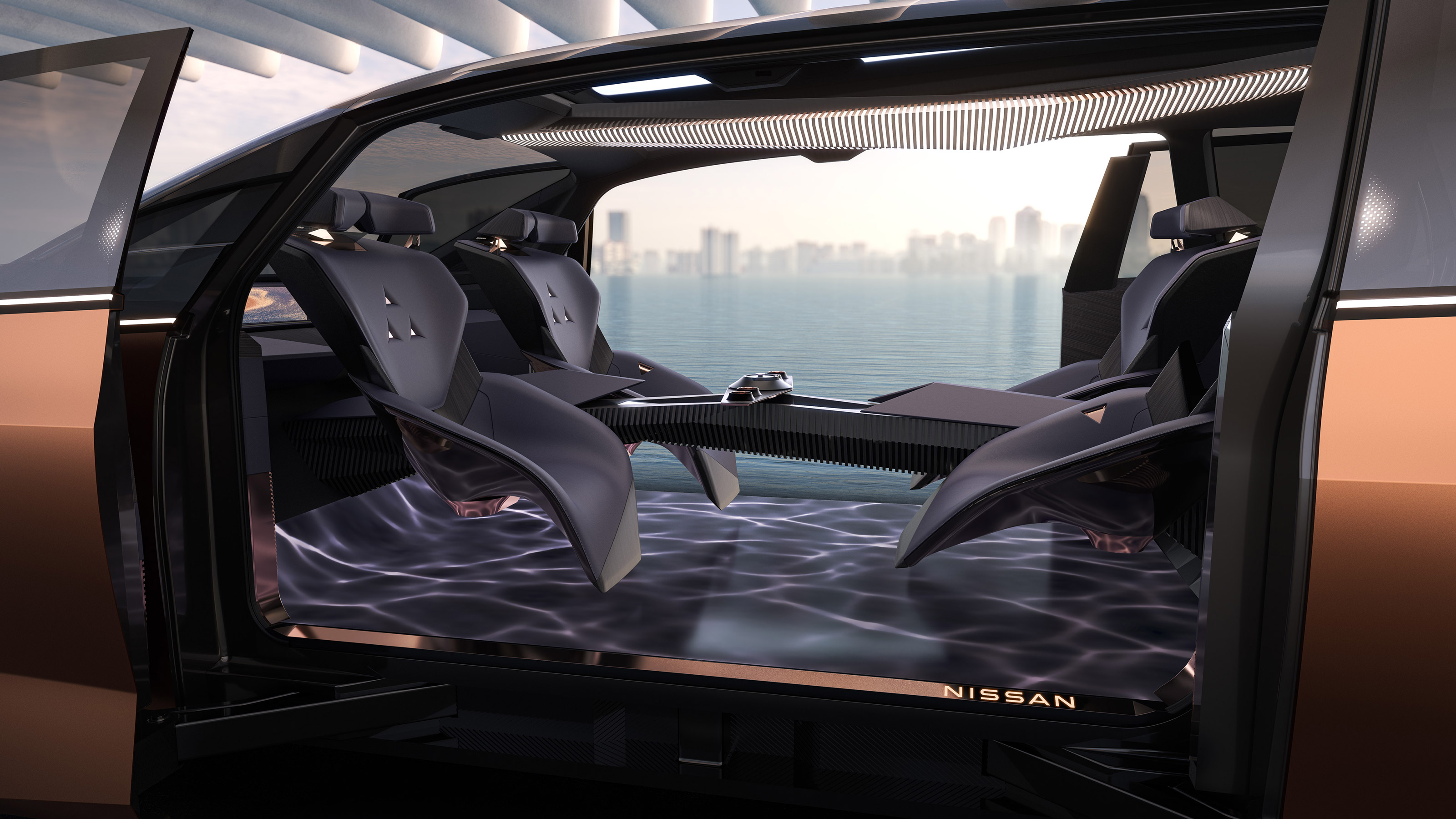 New Nissan Hyper Tourer concept - interior