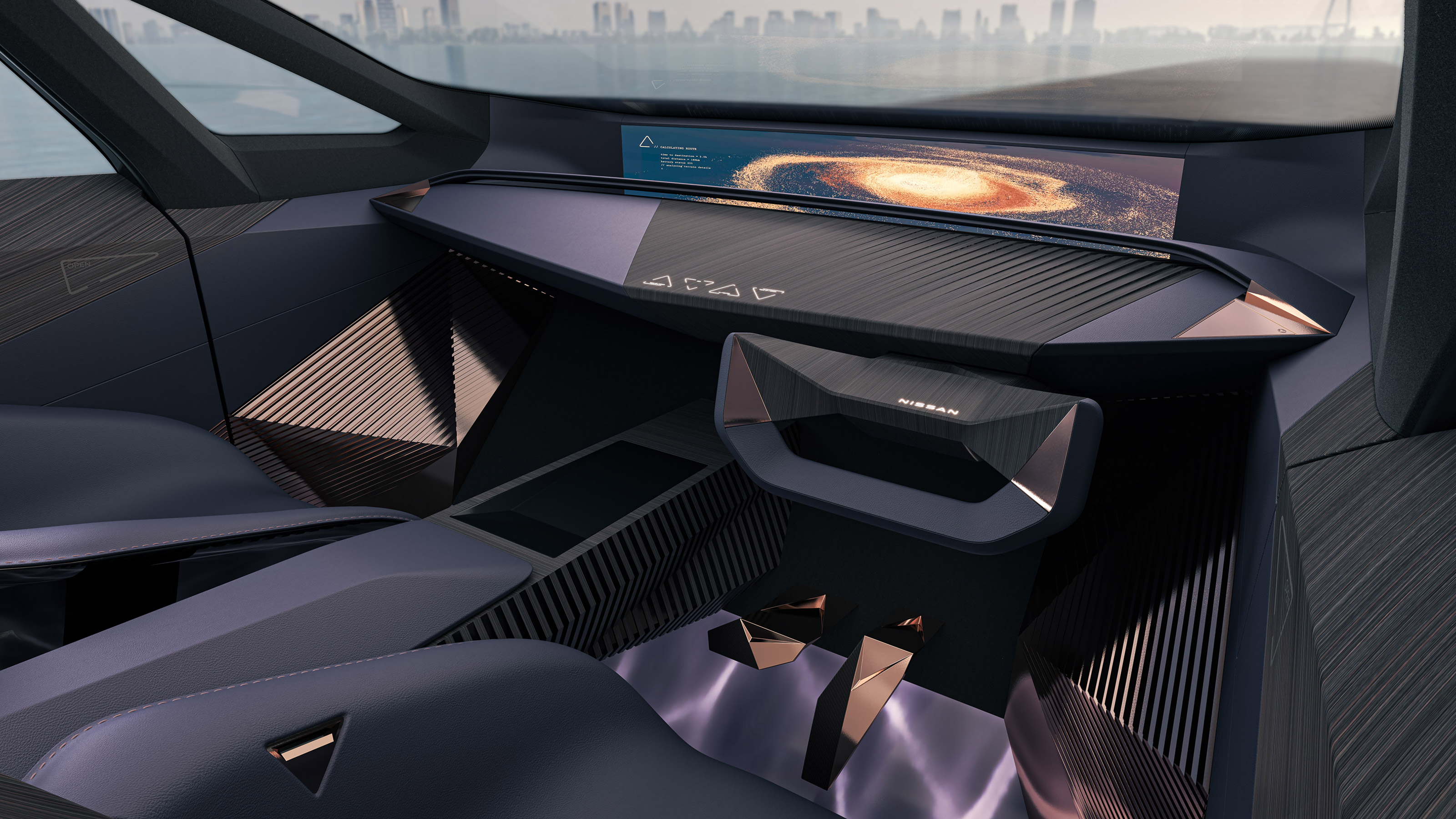New Nissan Hyper Tourer concept - dash