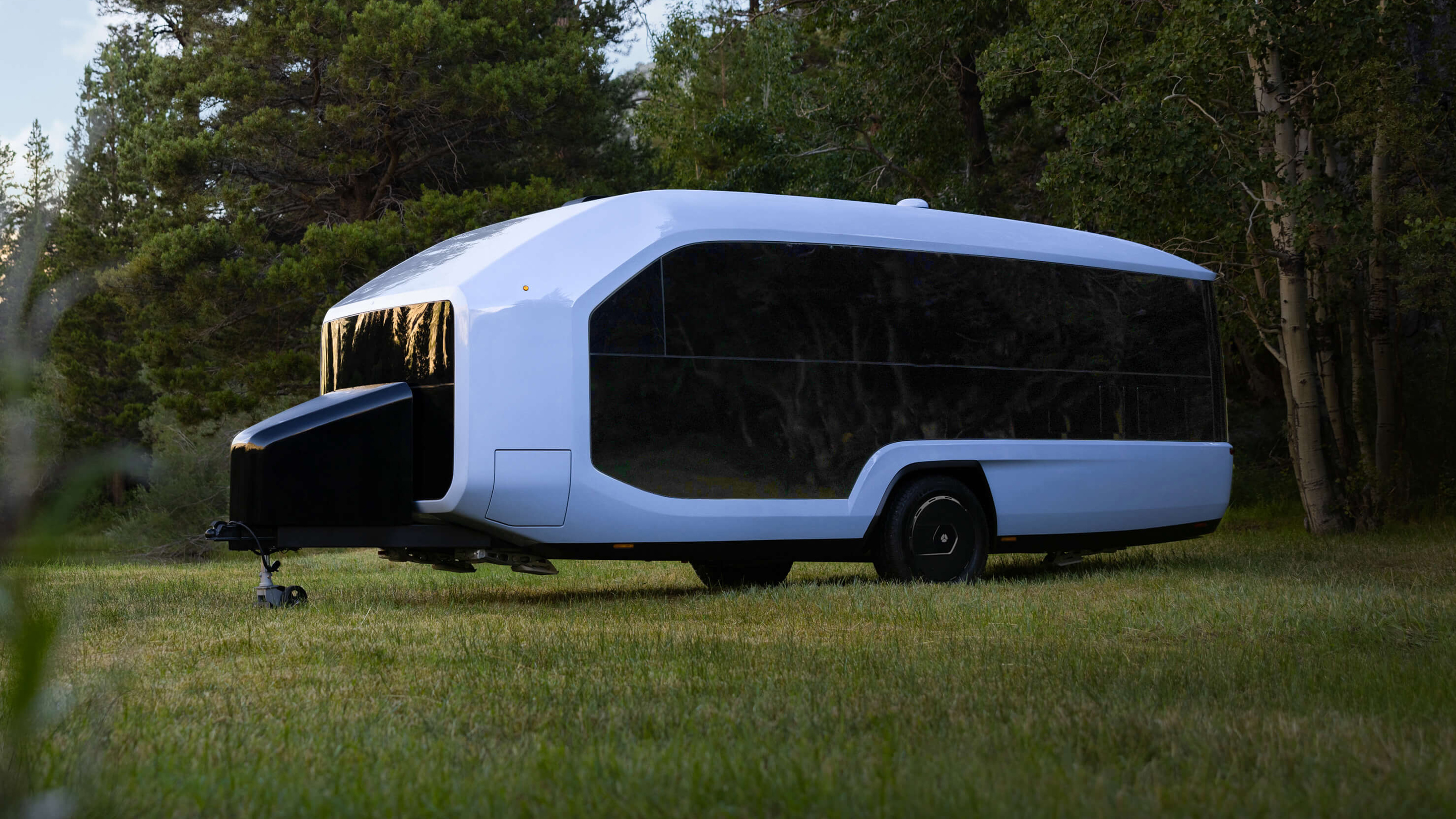 Pebble Flow caravan – left side