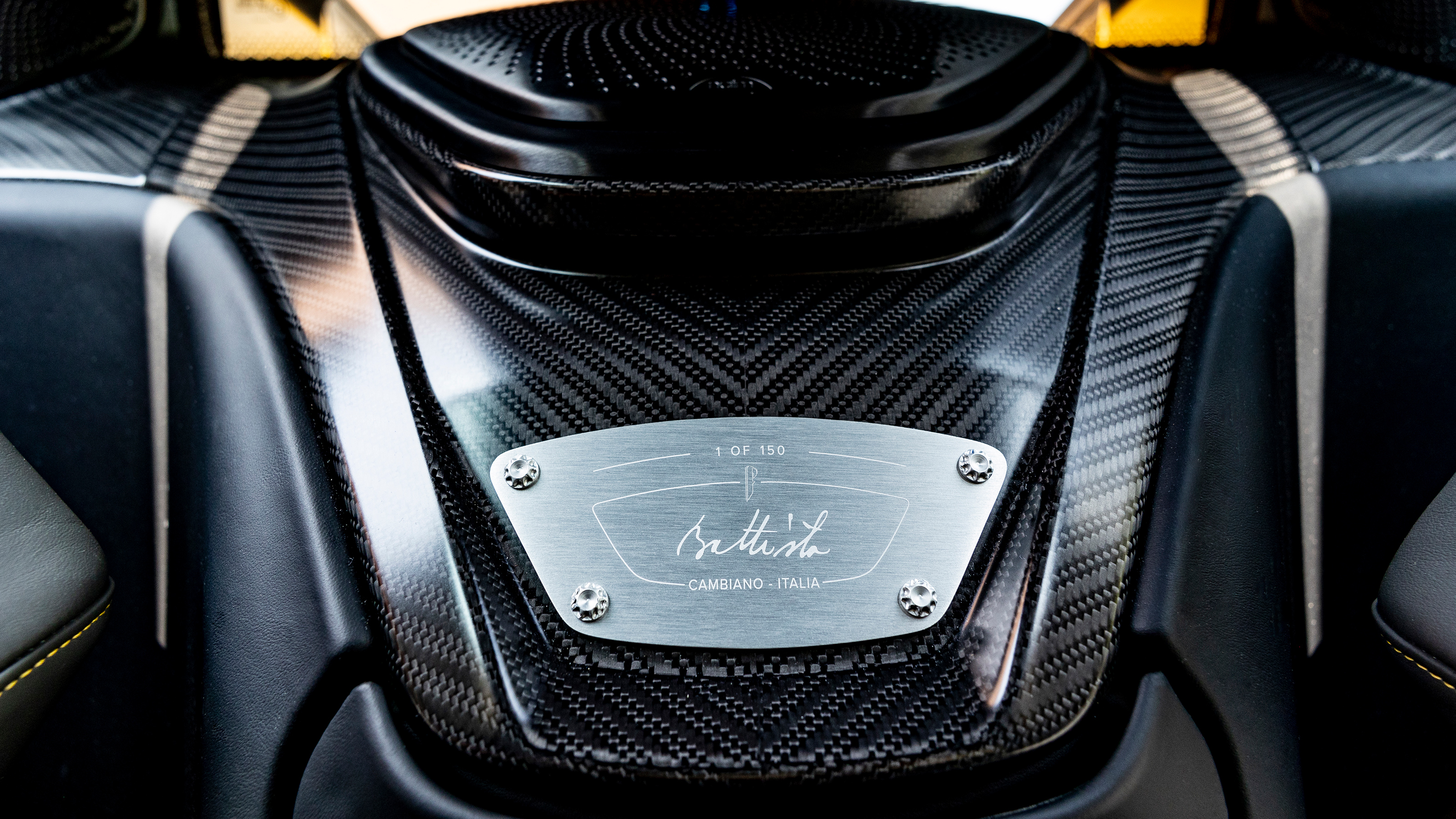 Pininfarina Battista – interior plaque
