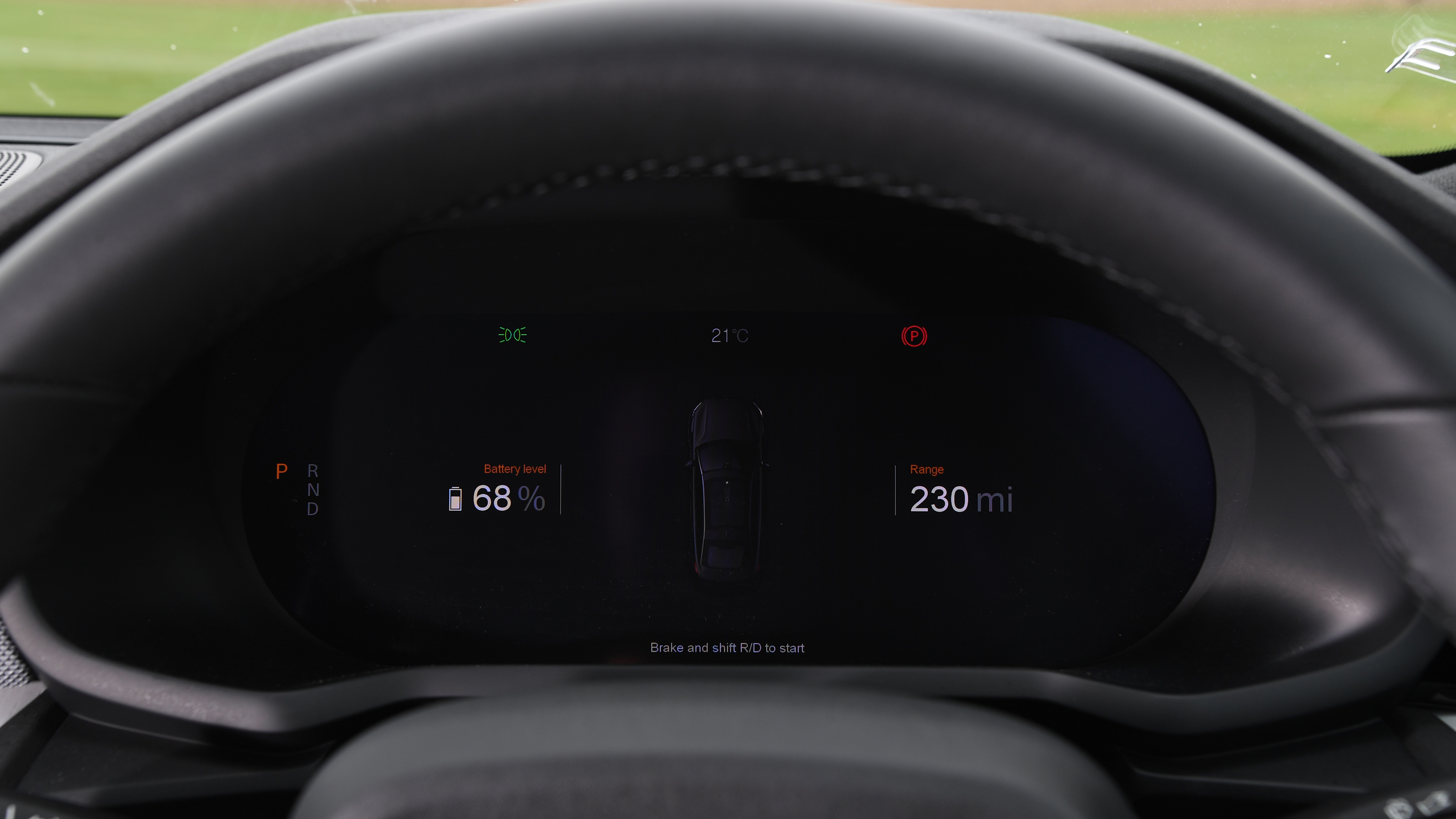 Polestar 2 – dashboard screen