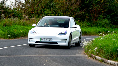 Tesla Model 3 – front cornering