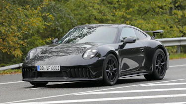 All-new Porsche 911 facelift - front tracking