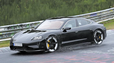 Porsche Taycan facelift - Nurburgring front