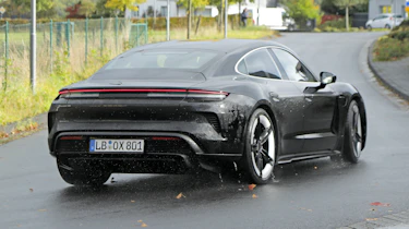 Porsche Taycan facelift - rear tracking