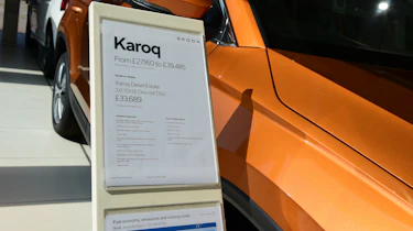 Skoda Karoq dealership pricing details