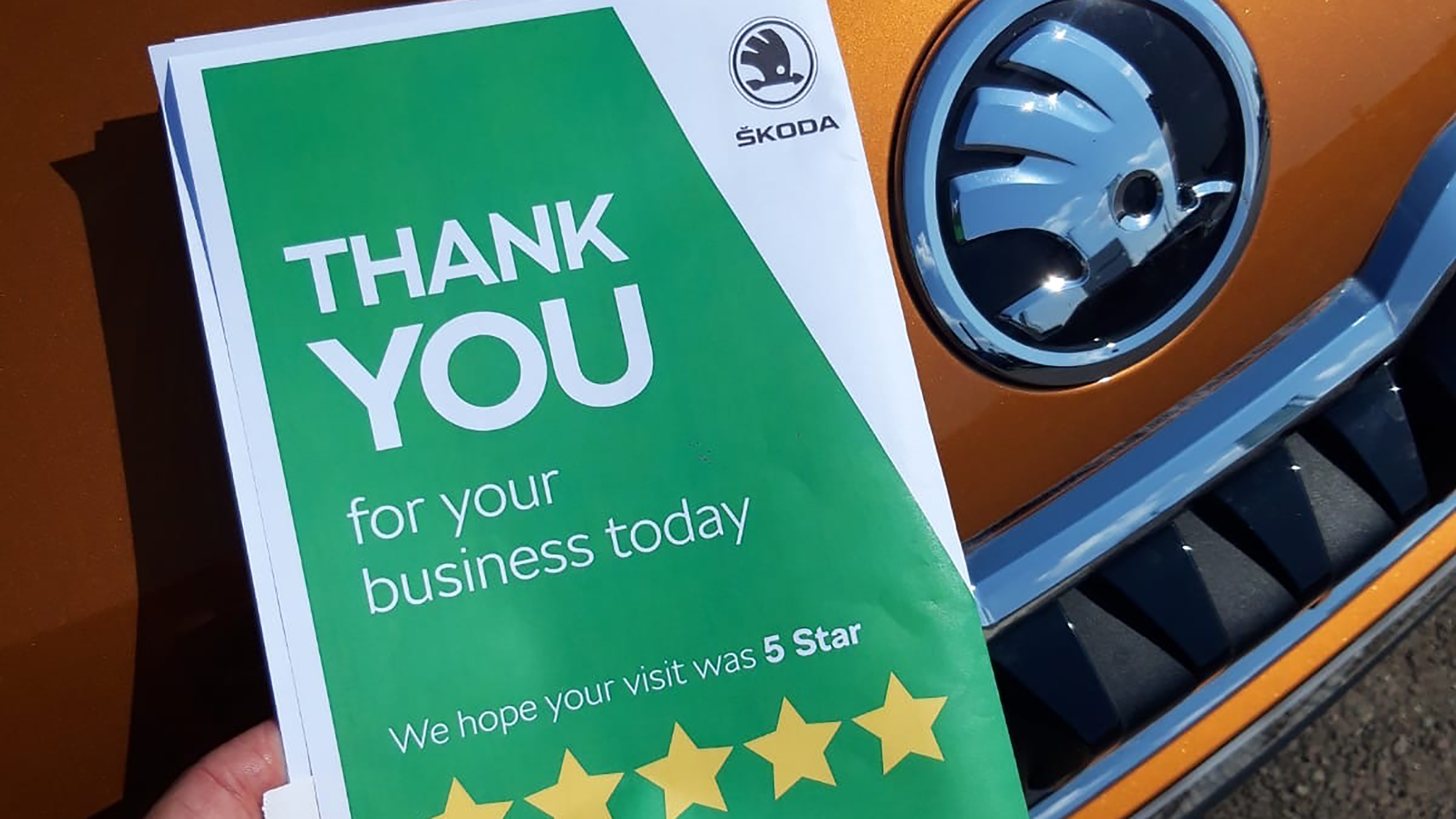 Skoda customer service brochure