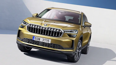Skoda Kodiaq - front gold static