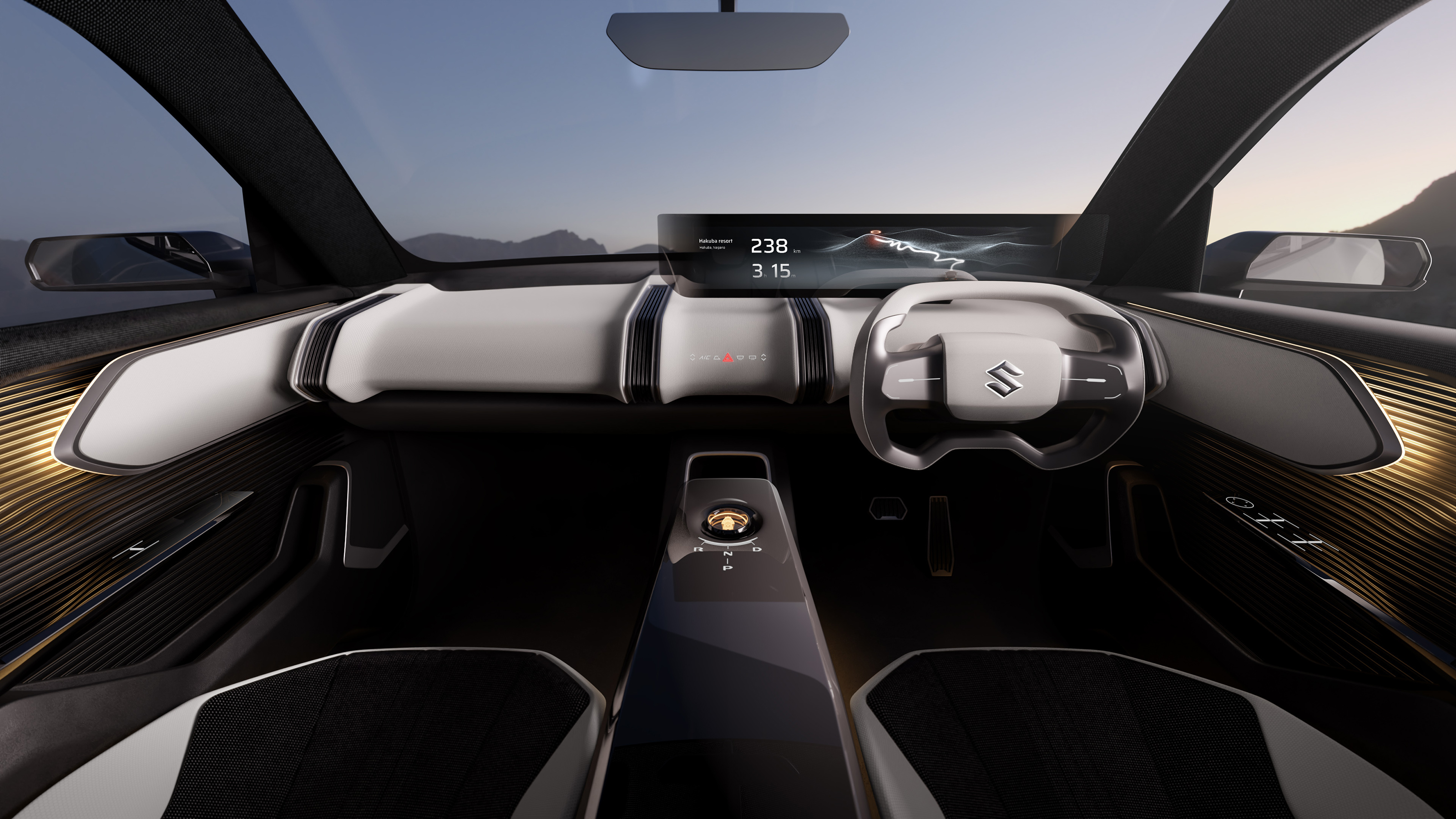 Suzuki eVX - interior dashboard 