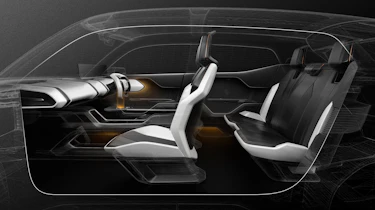 Suzuki eVX - interior sketch