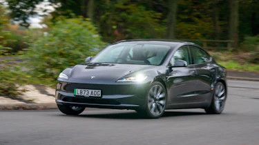 Tesla Model 3 - front cornering