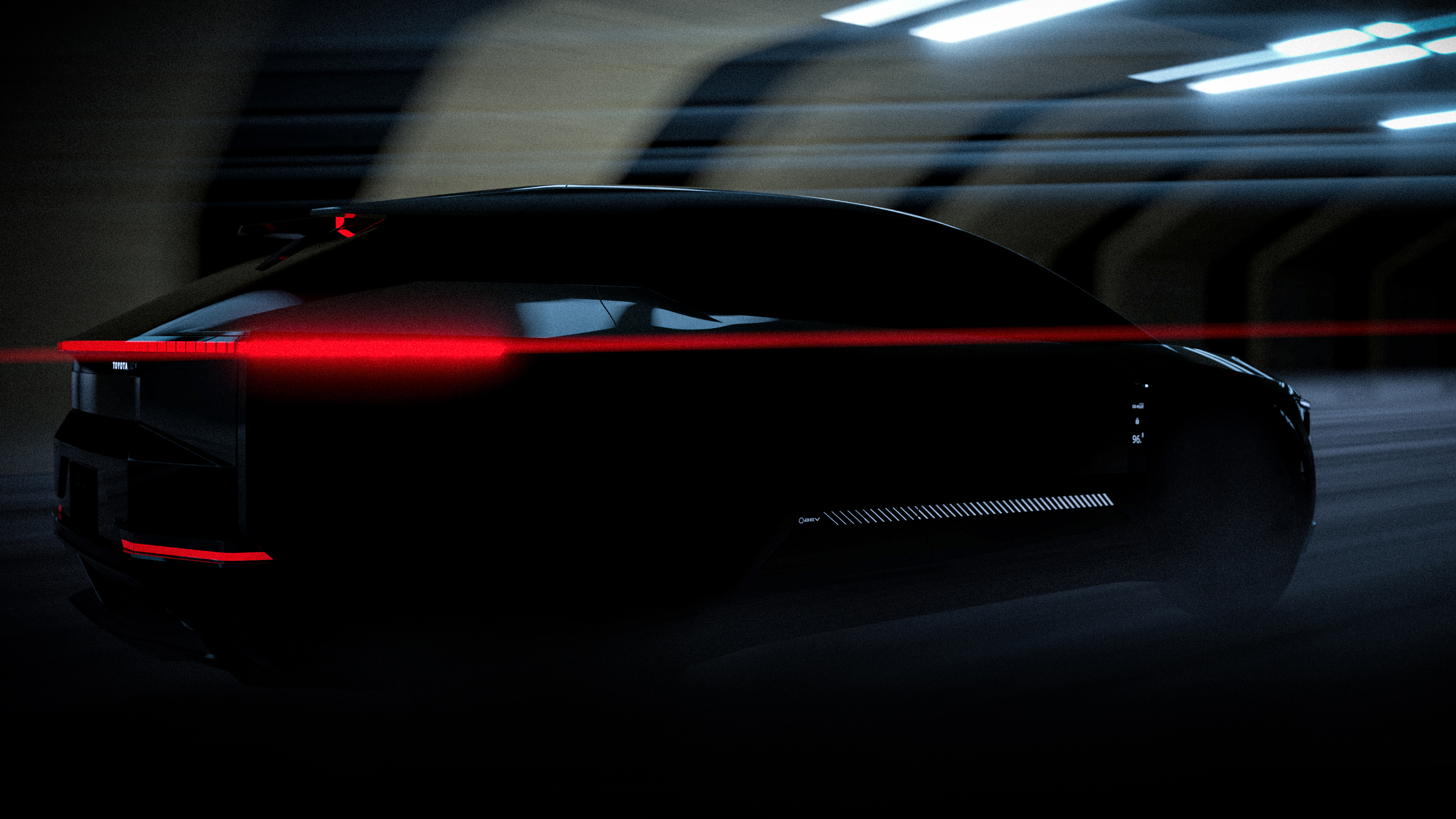 Toyota FT-3e concept – side profile teaser image