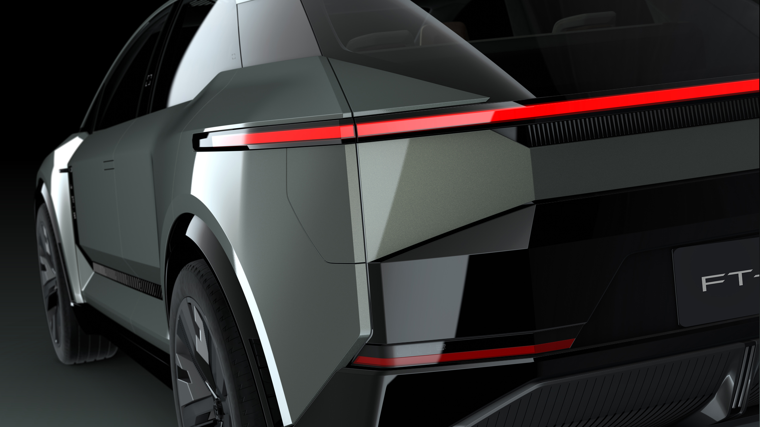 Toyota FT-3e – tail light teaser image