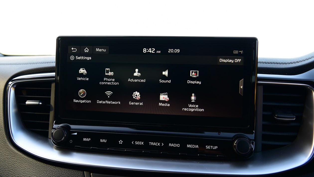 Used Kia XCeed - infotainment