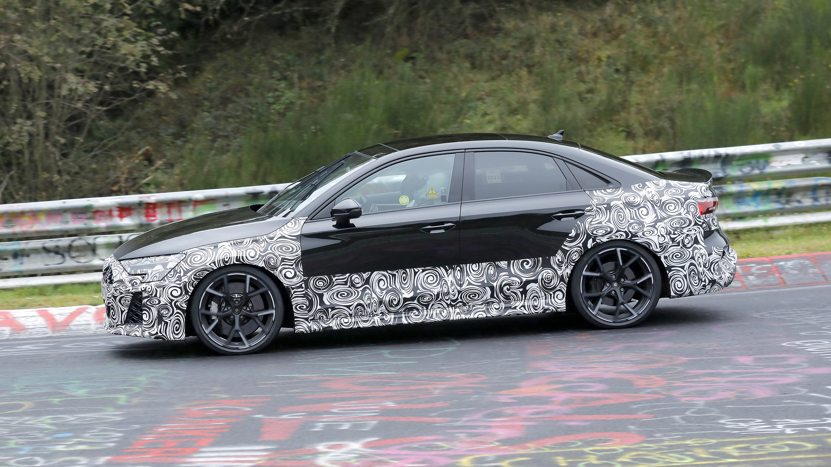 Audi RS 3 saloon (camouflaged) - side