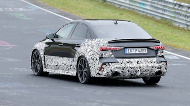 Audi RS 3 saloon (camouflaged) - rear cornering