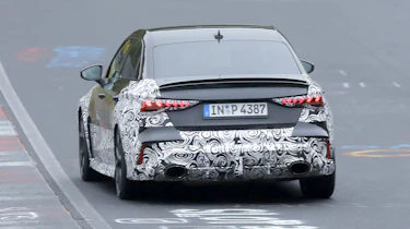 Audi RS 3 saloon (camouflaged) - rear