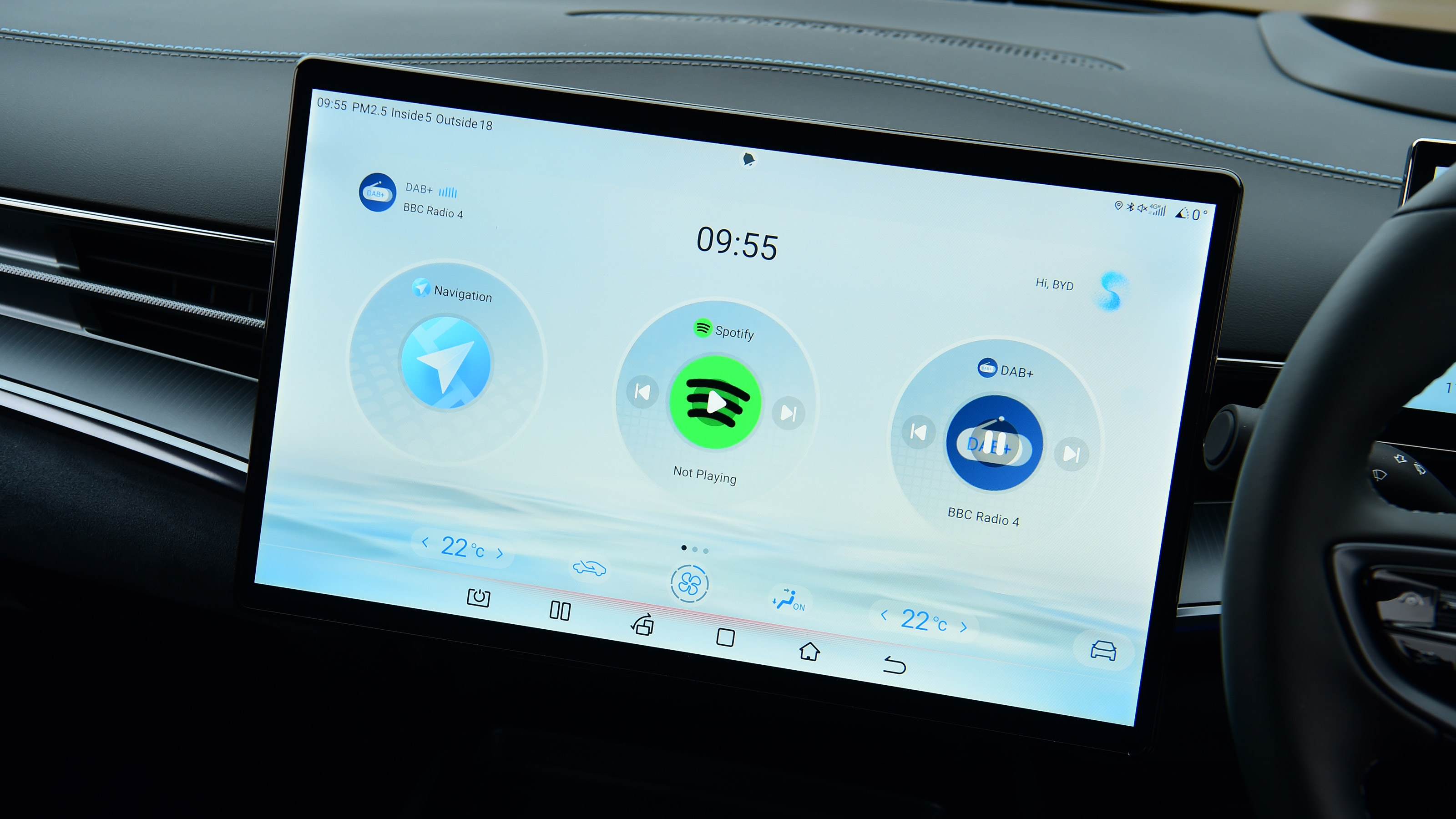 BYD Seal - screen landscape
