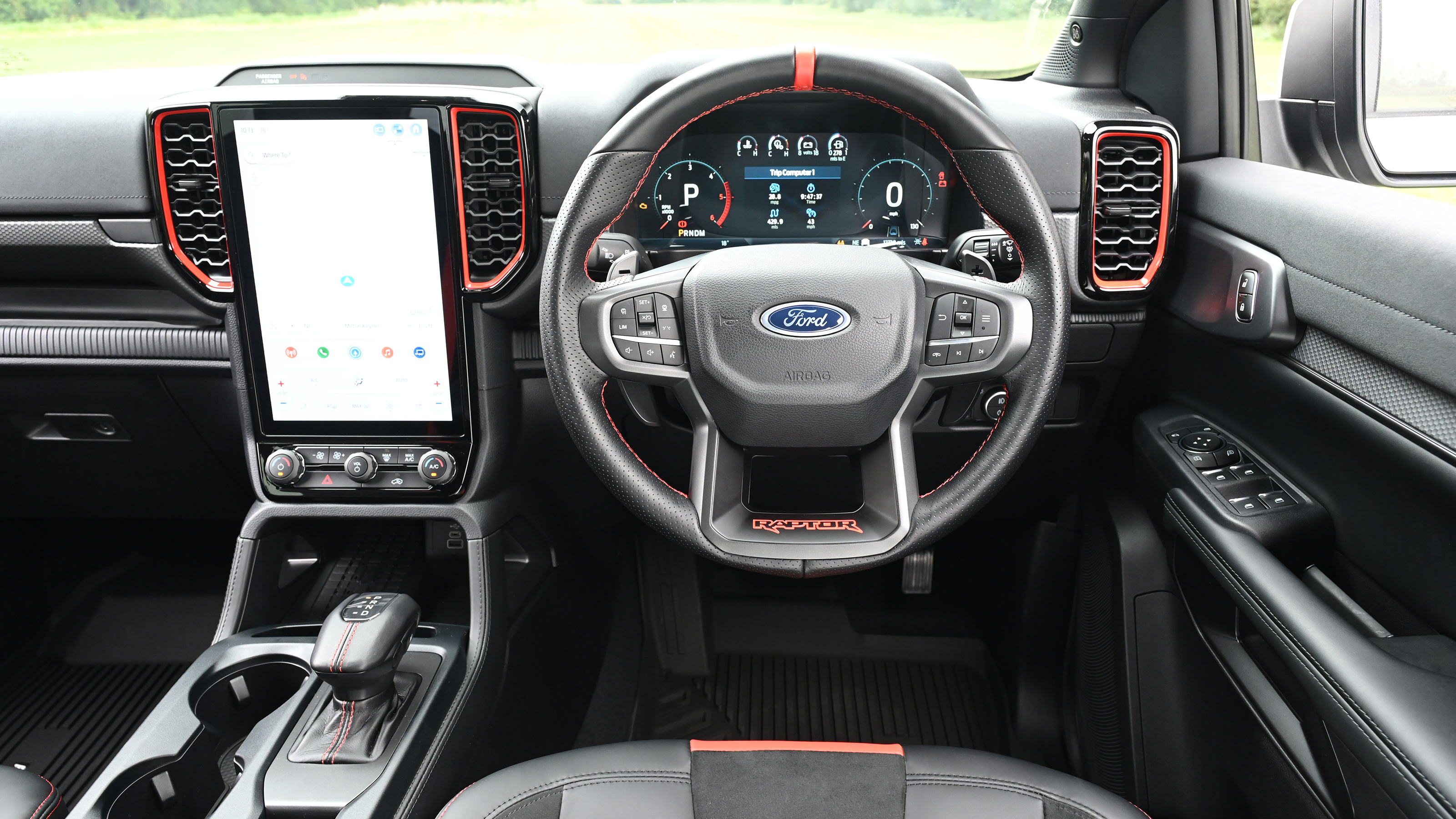Ford Ranger Raptor - dashboard