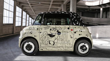 Fiat Topolino Disney special in 'Historic' livery - side static