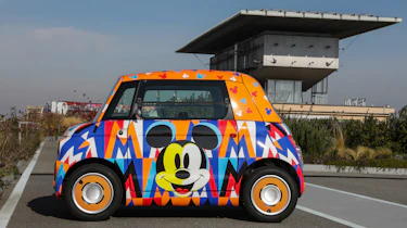 Fiat Topolino Disney special in 'Modern' livery - side static