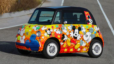 Fiat Topolino Disney special in 'Cavazzano' livery - front static