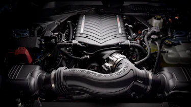 Supercharged Ford Mustang - engine bay