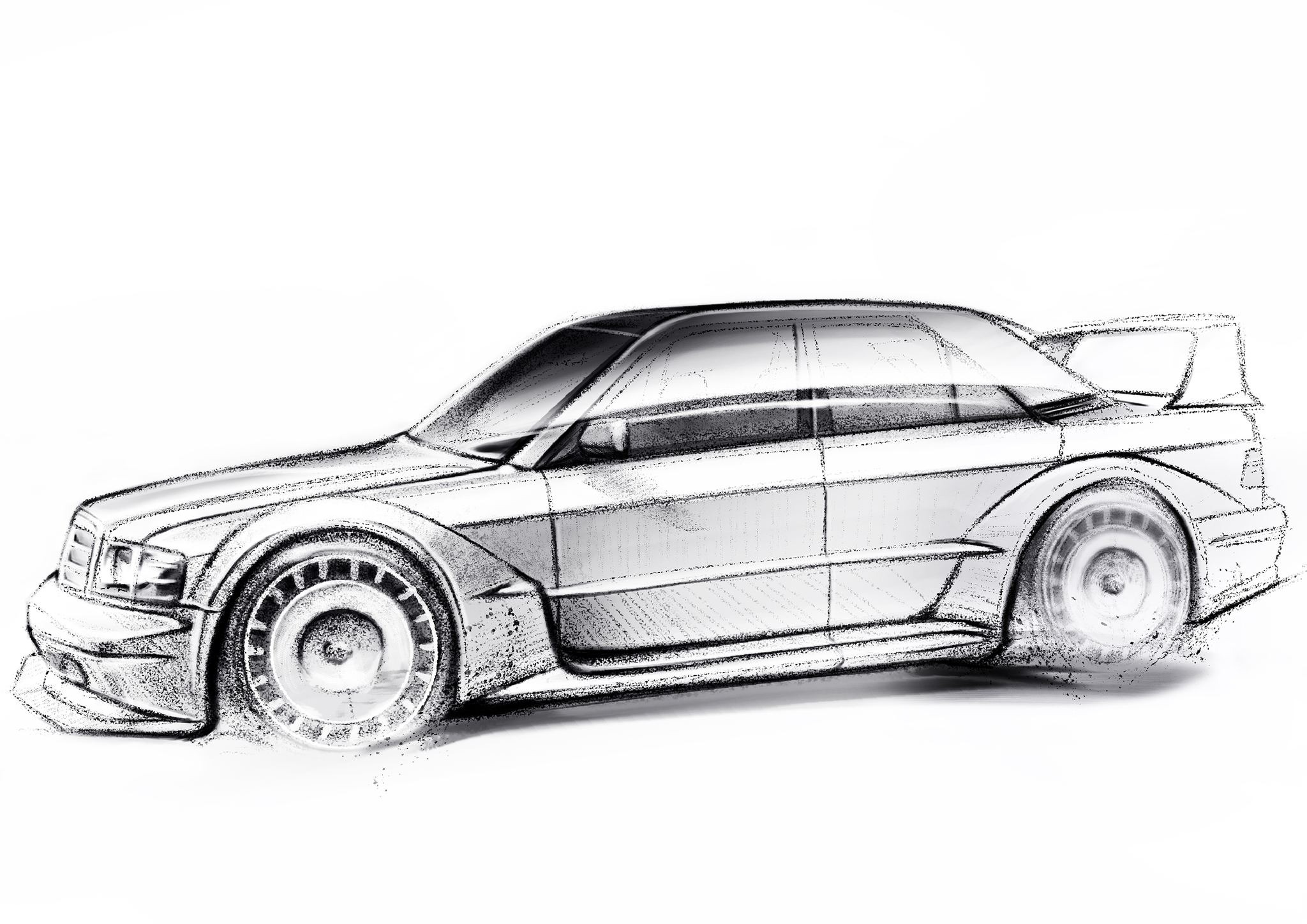 Mercedes 190E 2.5-16 Evo II - rear