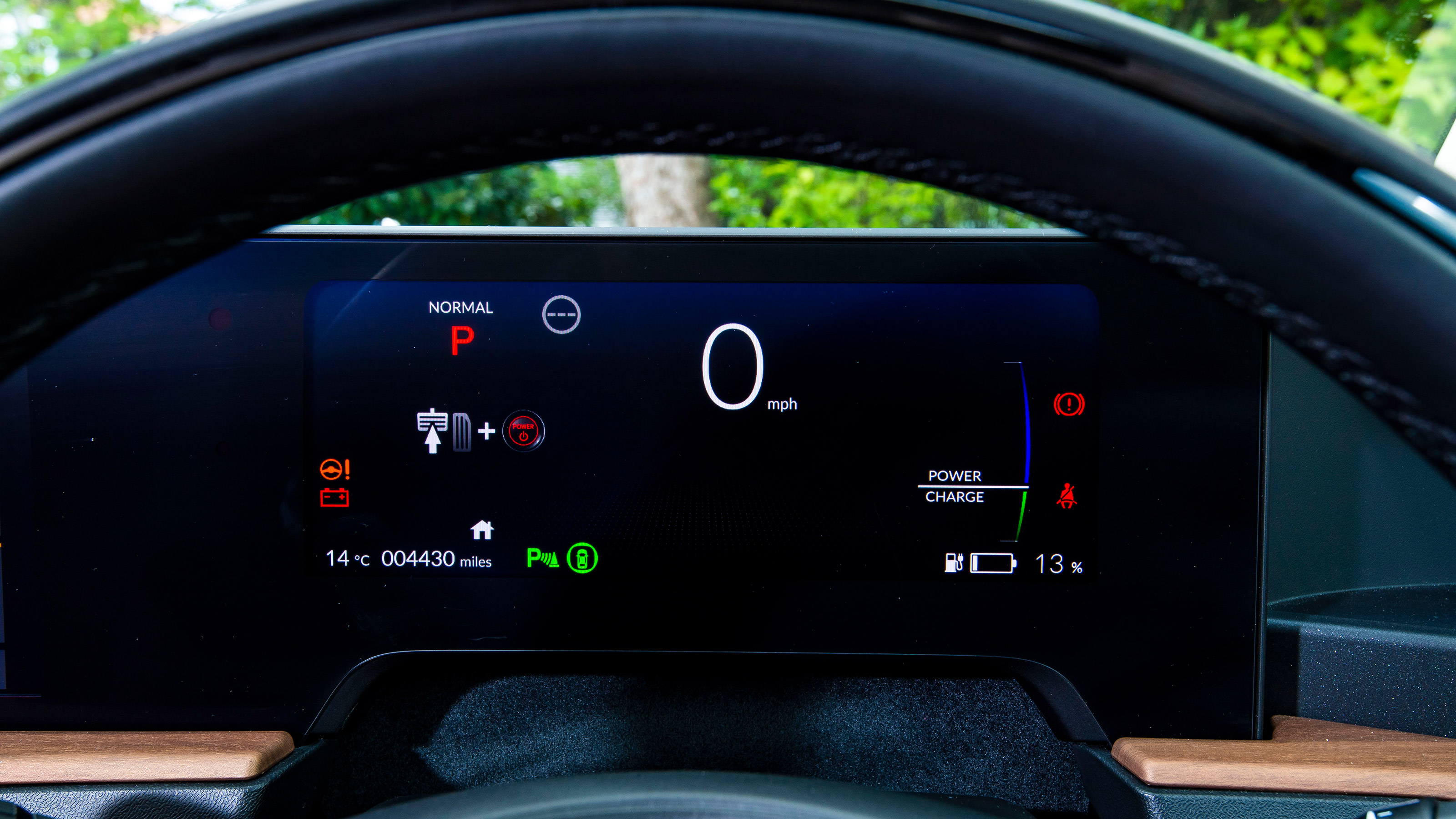 Honda e - dials