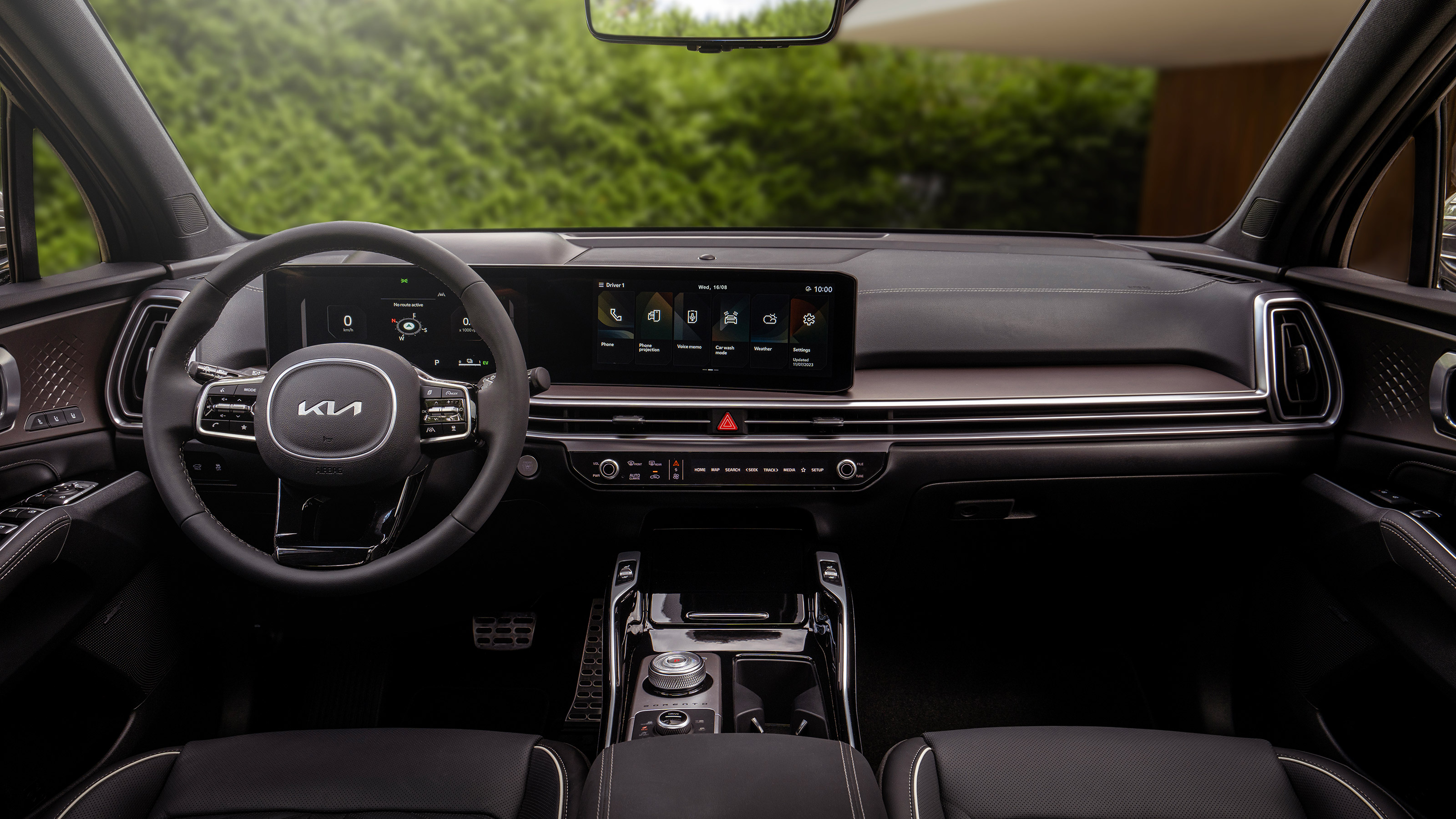 Kia Sorento facelift - dash