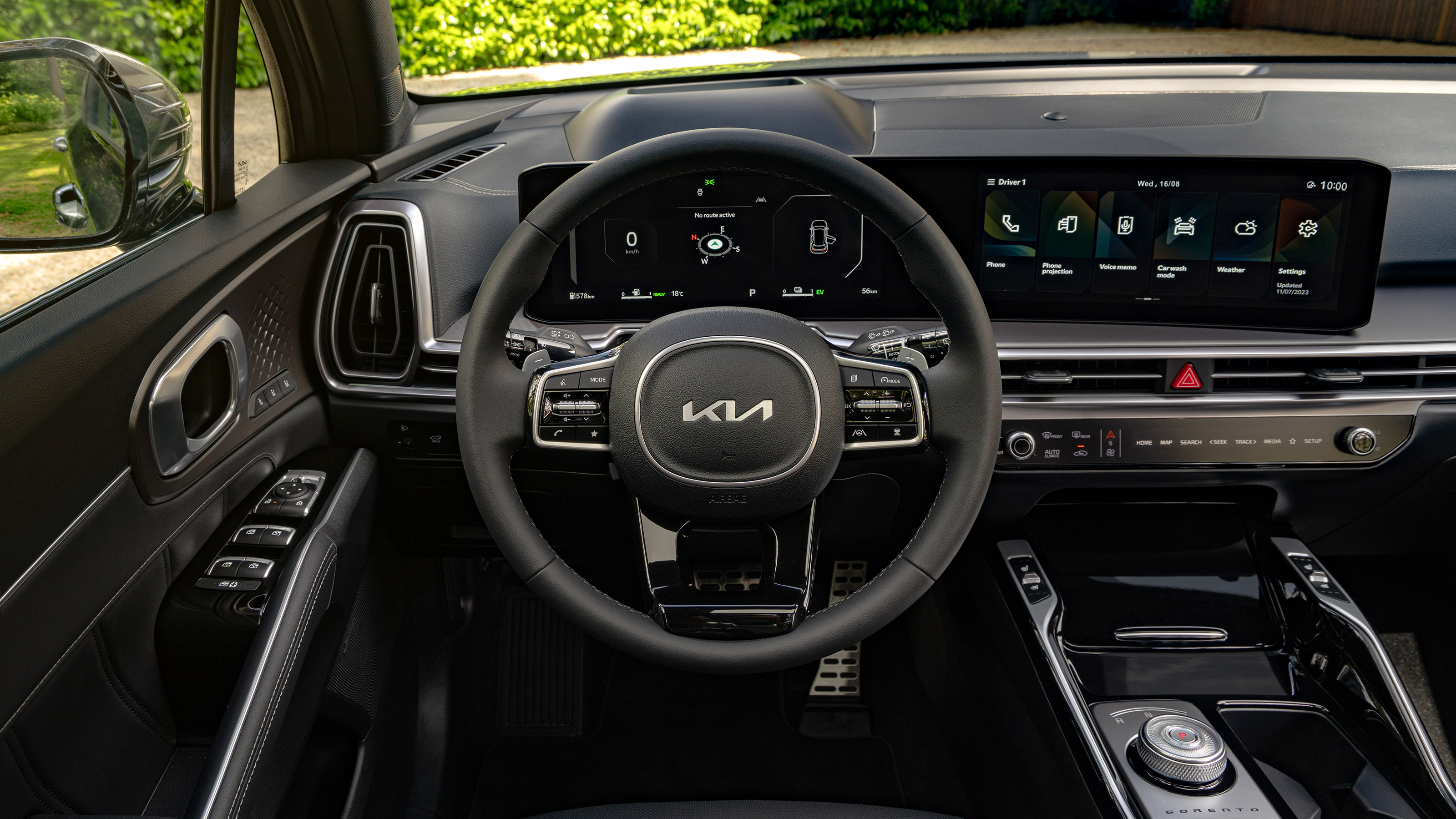 Kia Sorento facelift - dash