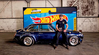 Michael Wallhead’s sitting on his 1979 MG ‘B-EAST’