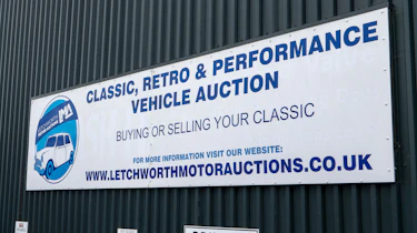 Letchworth Motor Auctions sign