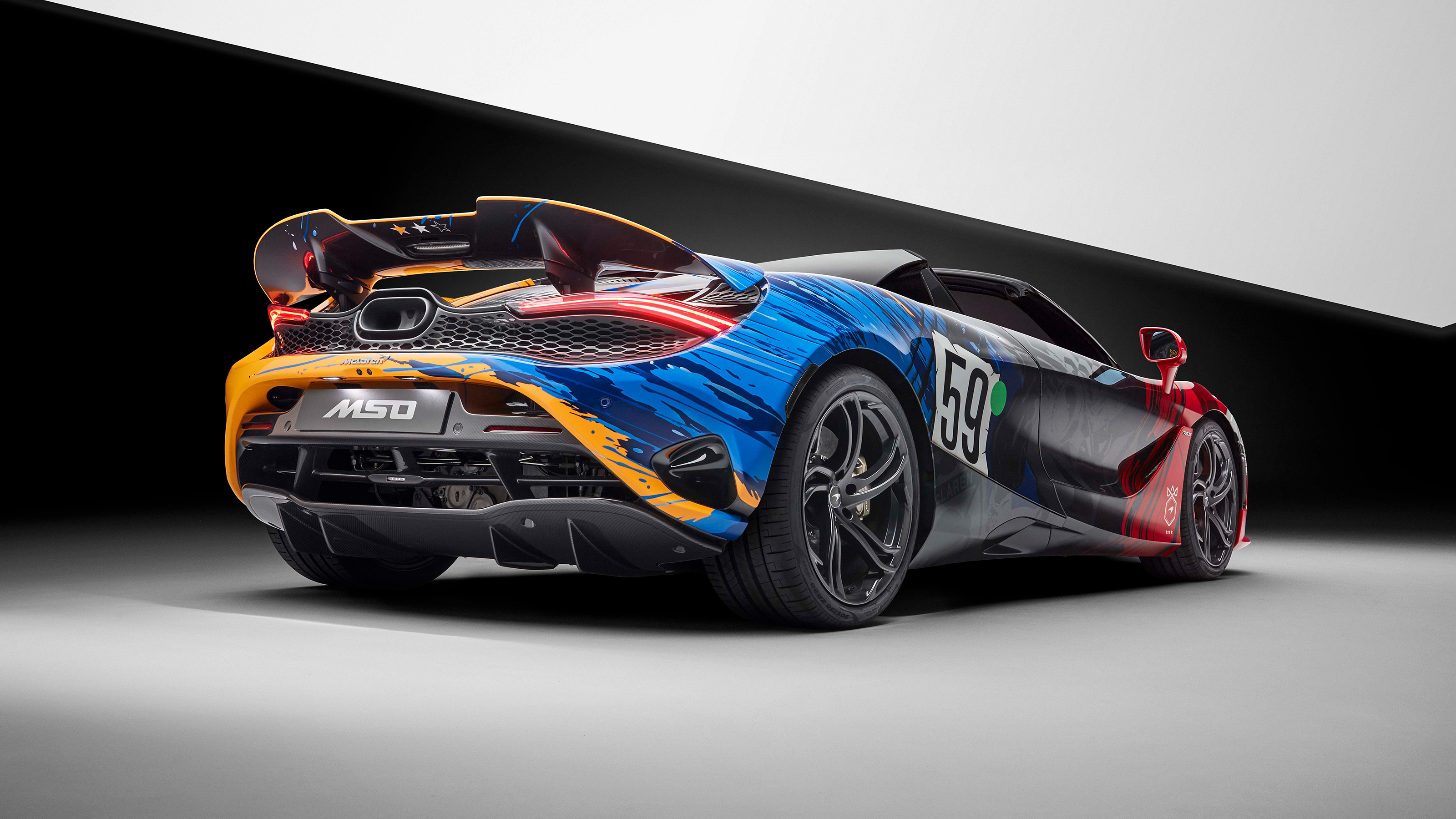 McLaren 750S ‘Triple Crown’ - rear 3/4 static