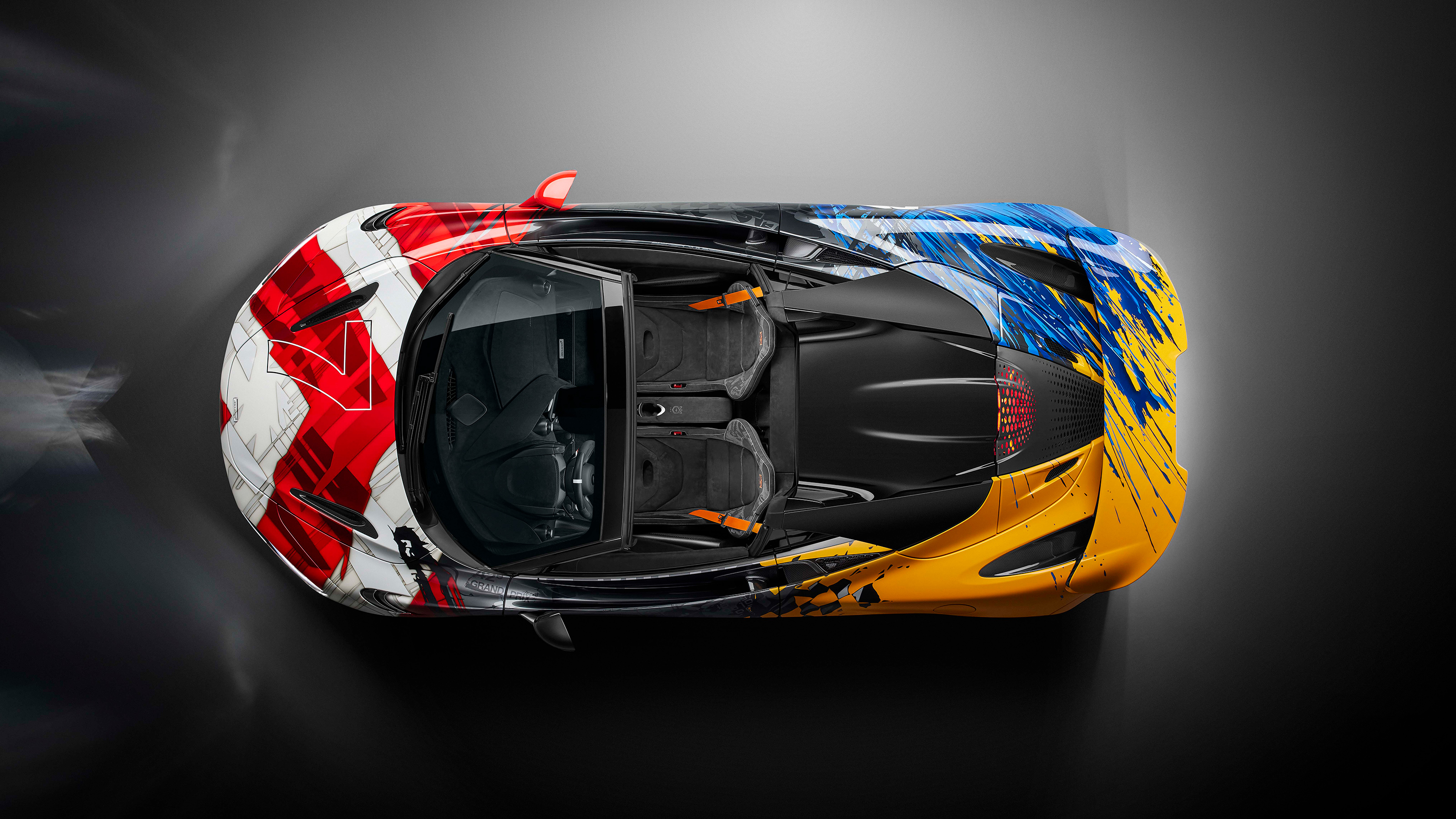 McLaren 750S ‘Triple Crown’ - top-down view