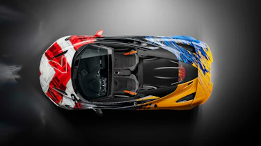 McLaren 750S ‘Triple Crown’ - top-down view