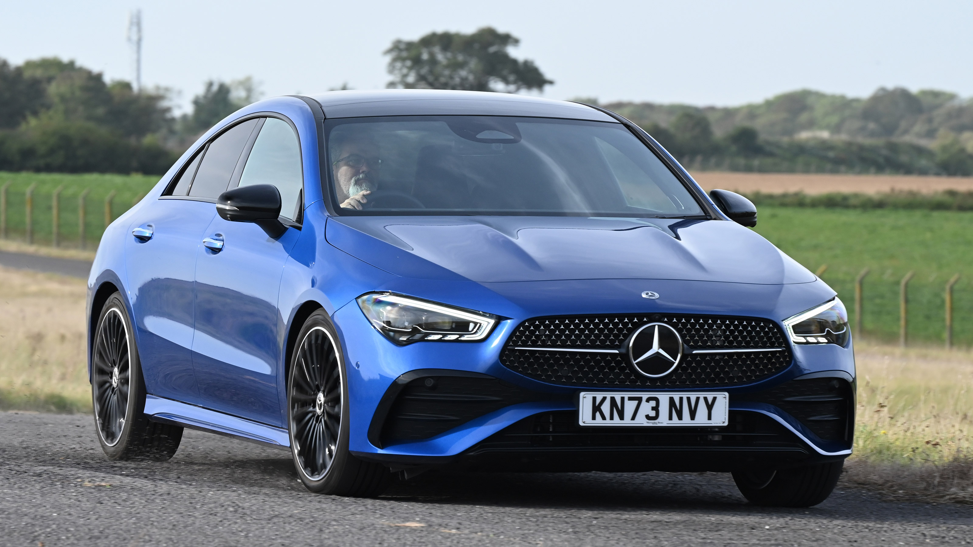 Mercedes CLA - front cornering